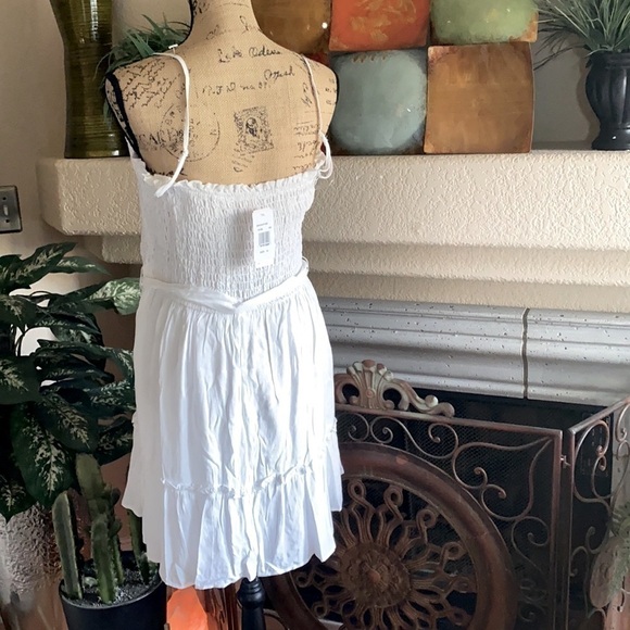 ROW•A White Smocked Bandeau Minidress X-LARGE NWT❤️ Garden Girl - Picture 7 of 11
